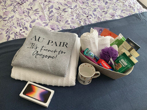 Au pair welcome basket