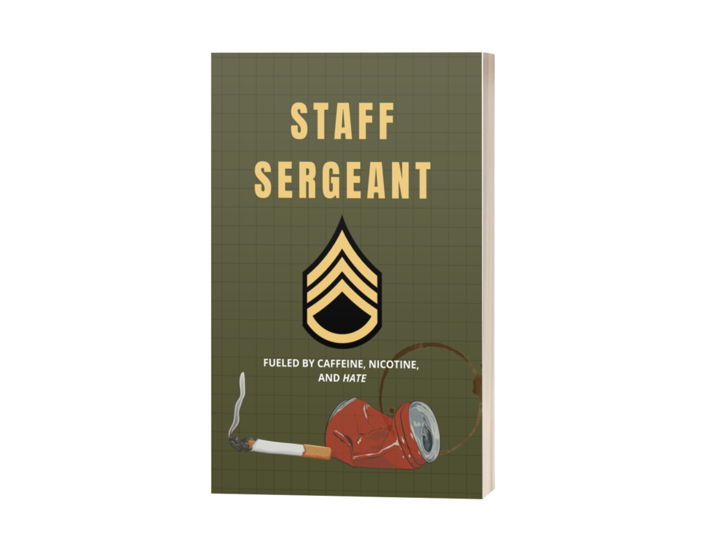 Army SSG notebook book cover
