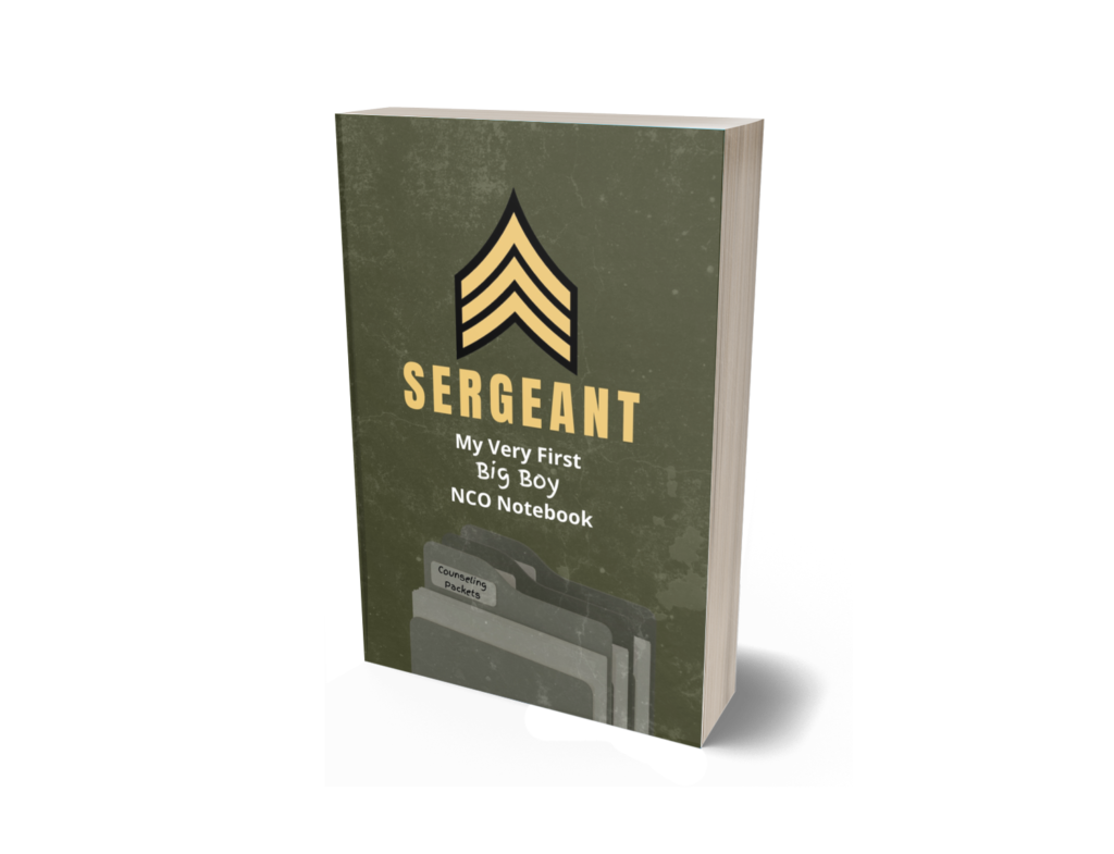 Army Sergeant Notebook book cover