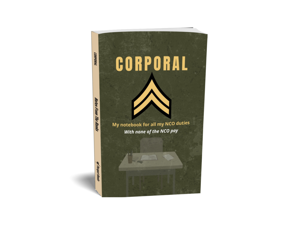 Army Corporal Notebook