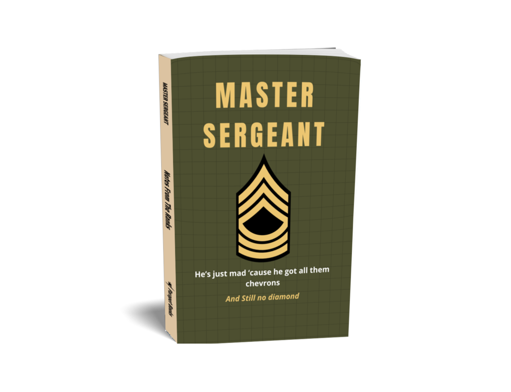 Army Master Sergeant Notebook Cover